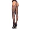 Leg Avenue - Fishnet Suspender pantyhose - Black Product image